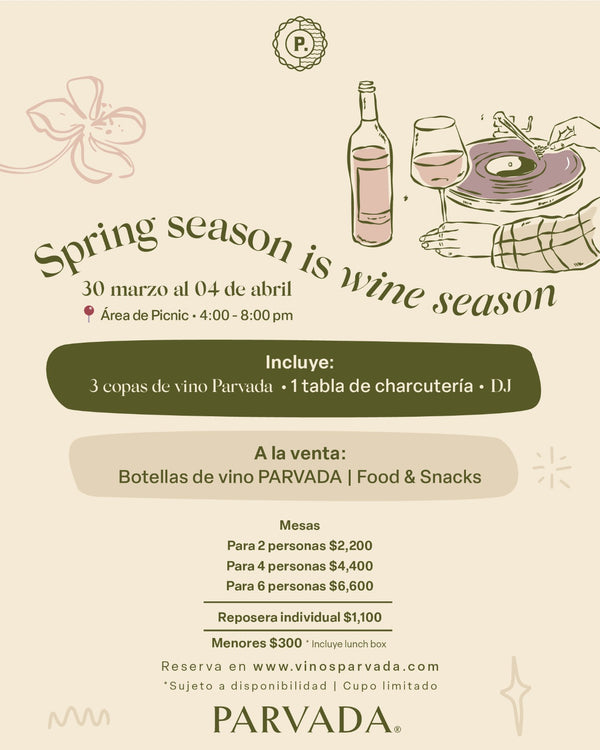 Spring Season is Wine Season