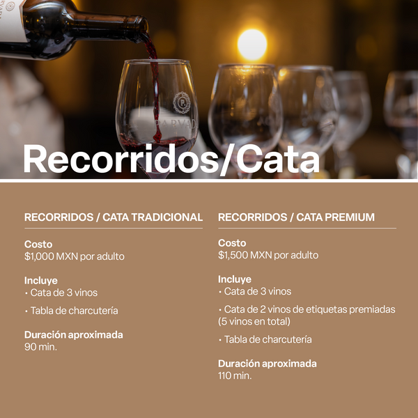 Recorrido/Catas